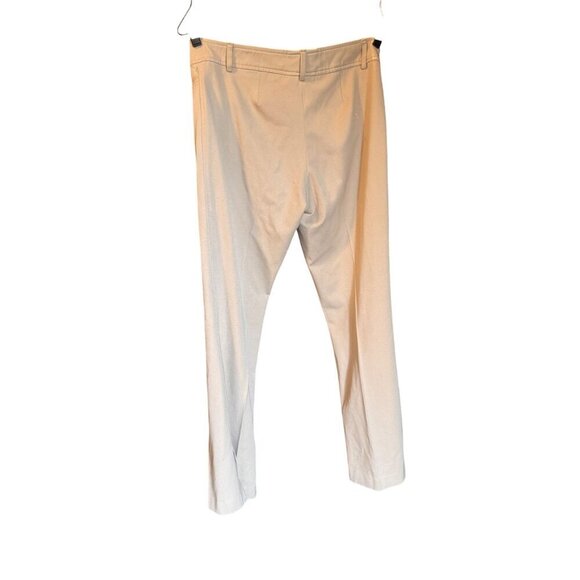Fabrizio Gianni Womens Beige Double Button Closure Classic Fit Pants Size 12 - Picture 4 of 8